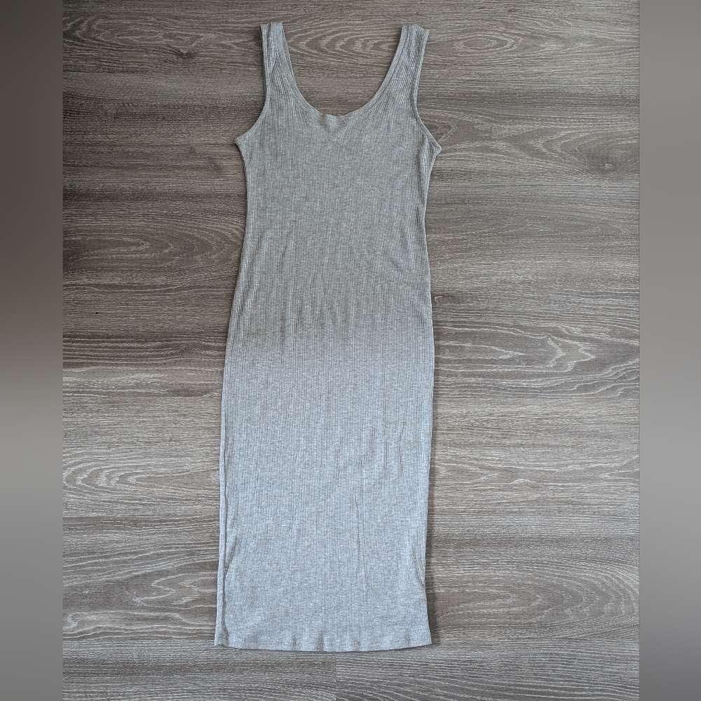 BLUENOTES | ribbed midi tank dress